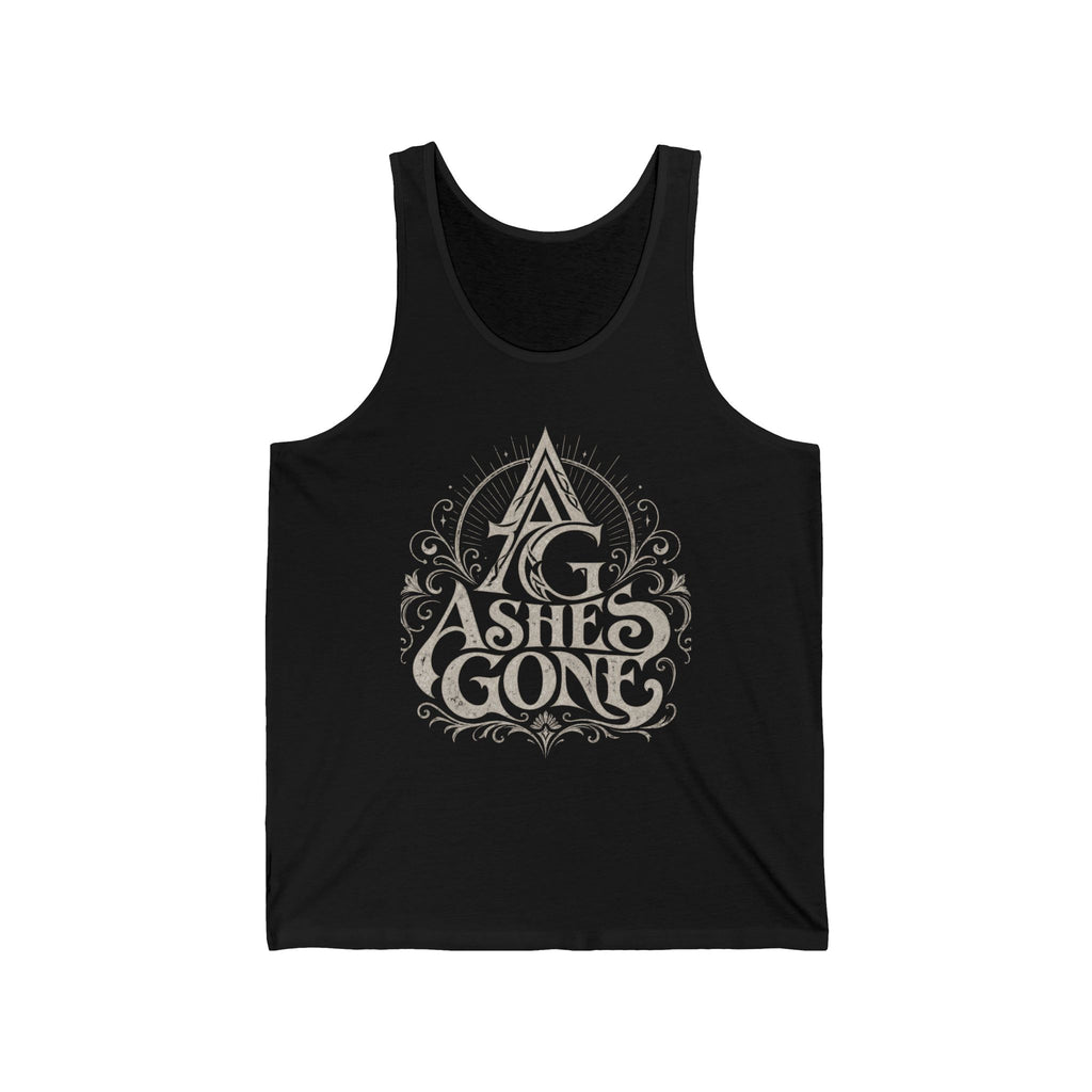 Ashes Gone Vintage Logo Tank Top — Gothic Band/Metal Music Graphic Tank