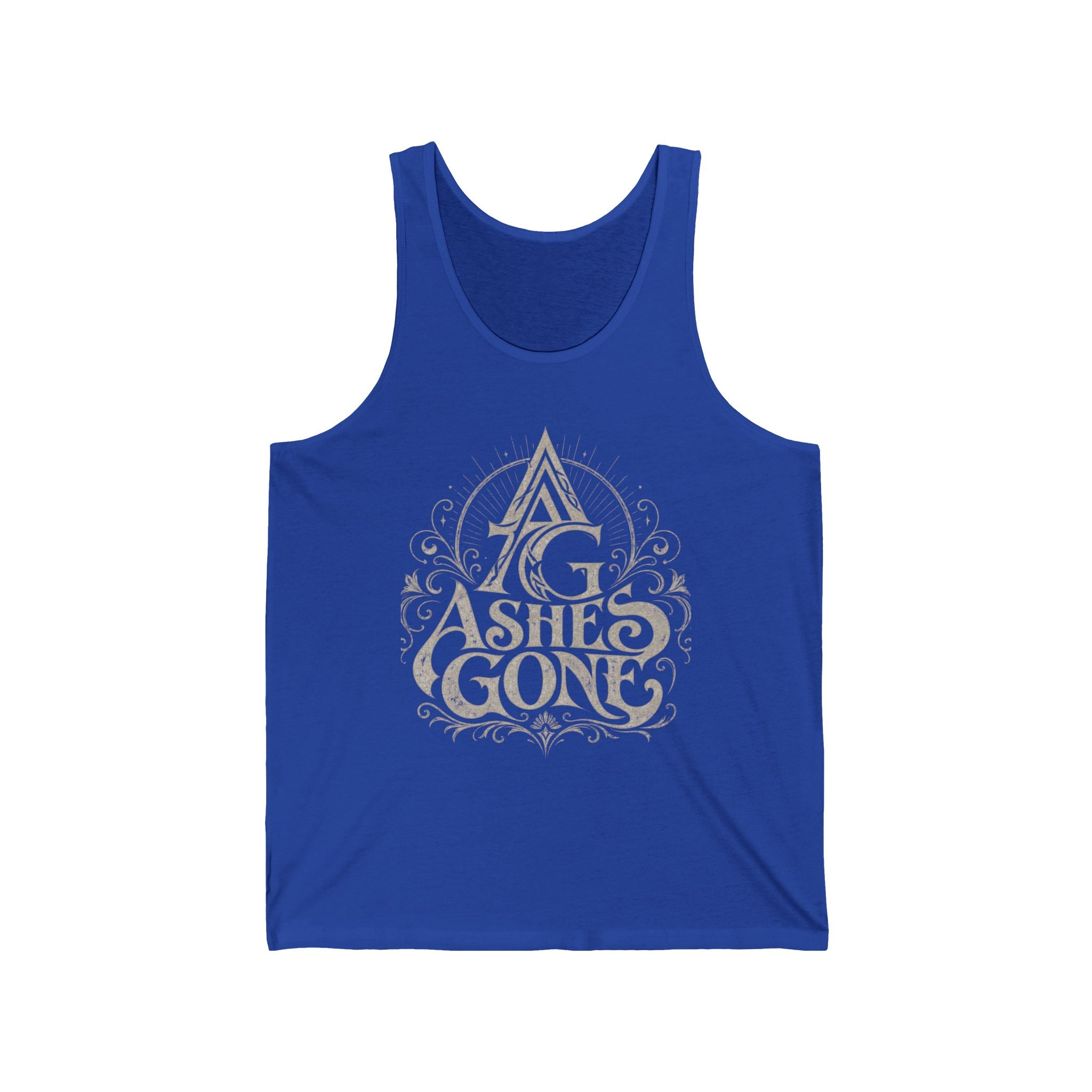 Ashes Gone Vintage Logo Tank Top — Gothic Band/Metal Music Graphic Tank