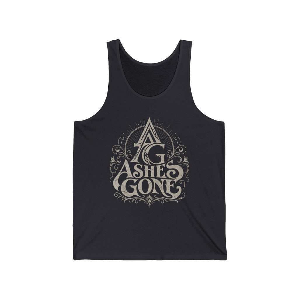Ashes Gone Vintage Logo Tank Top — Gothic Band/Metal Music Graphic Tank