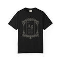 Ashes Gone 'Ag Silver' Graphic T-Shirt — Gothic Band/Metalcore Logo Tee