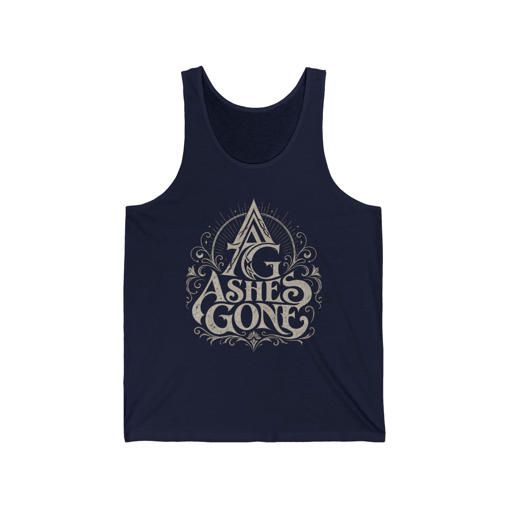 Ashes Gone Vintage Logo Tank Top — Gothic Band/Metal Music Graphic Tank